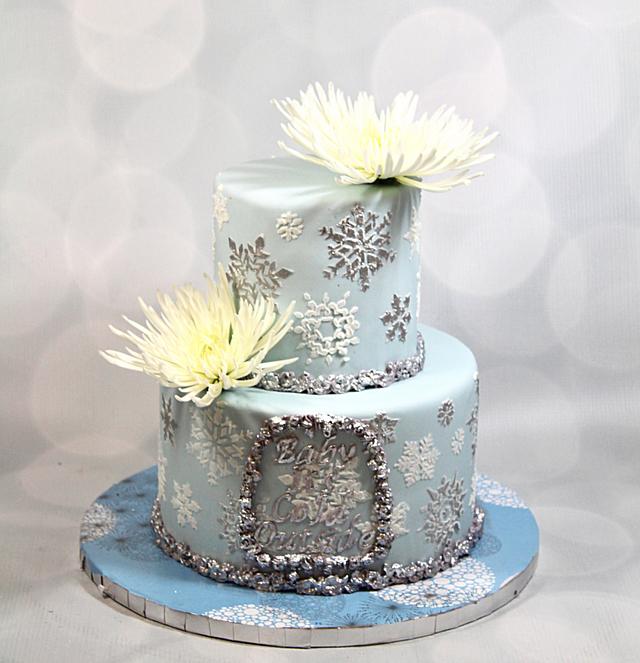 Winter wonderland cake - Decorated Cake by soods - CakesDecor