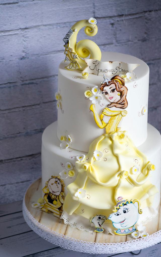 Belle - Decorated Cake by Vanilla & Me - CakesDecor