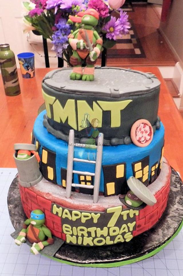 Teenage Mutant Ninja Turtles - Decorated Cake by Jaclyn - CakesDecor