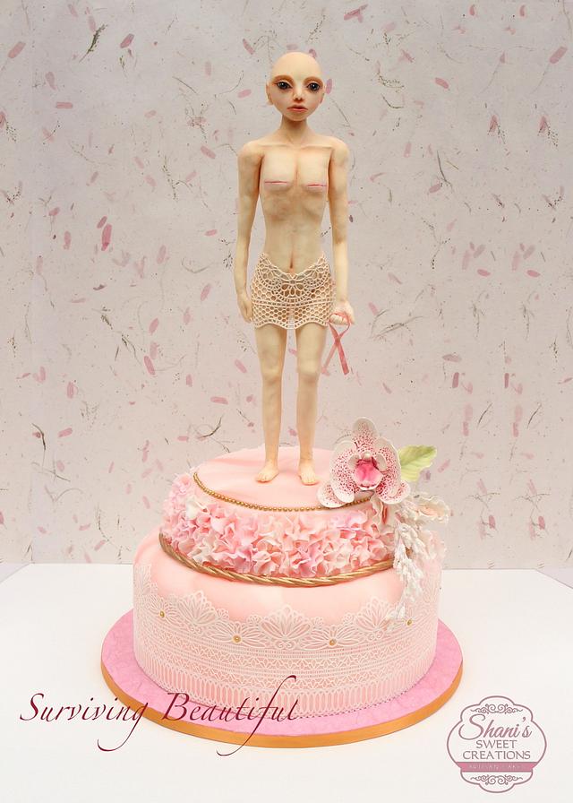 "Surviving Beautiful" Go Pink - A Collaboration of Sugar Art