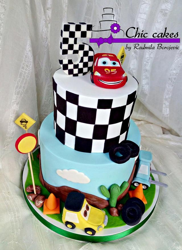 McQueen car cake - Cake by Radmila - CakesDecor