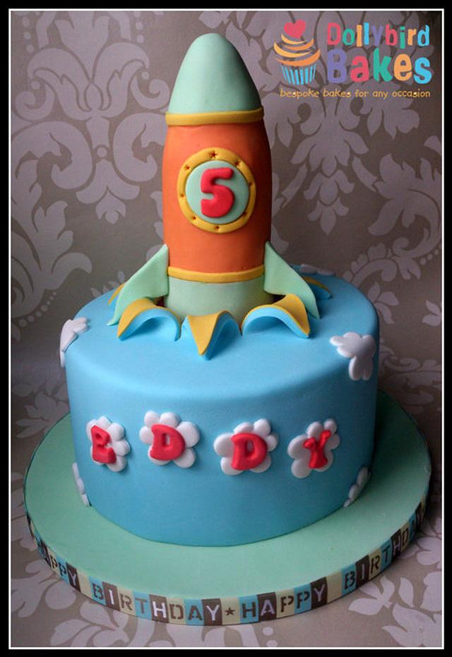 Rocket cake Cake by Dollybird Bakes CakesDecor