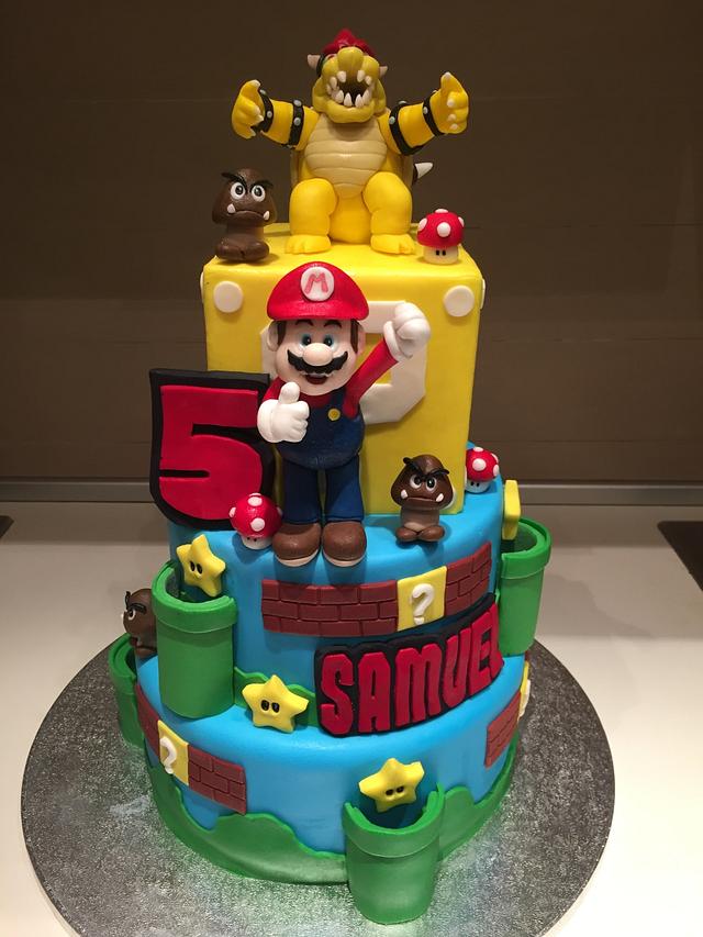 Super Mario Cake - Decorated Cake by Micol Perugia - CakesDecor