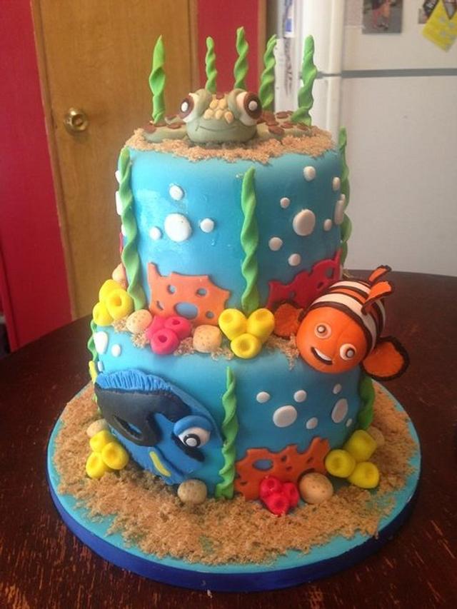 Finding nemo cake - Decorated Cake by Ashleylavonda - CakesDecor