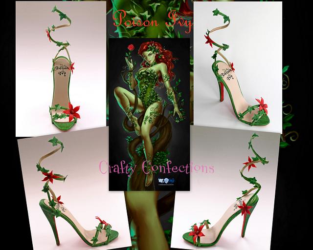 Poison Ivy: Comic book themed shoe collection for Cake Masters fashion issue 21, June 2014