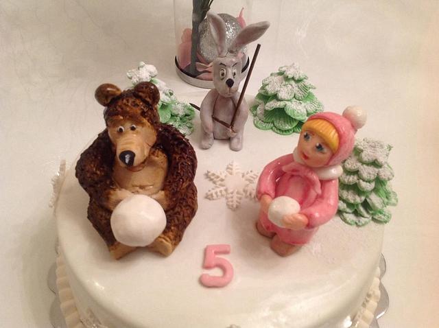 Masha and Bear:) - Cake by Malika - CakesDecor