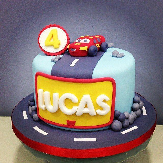 Lightning McQueen Birthday Cake - Decorated Cake by - CakesDecor