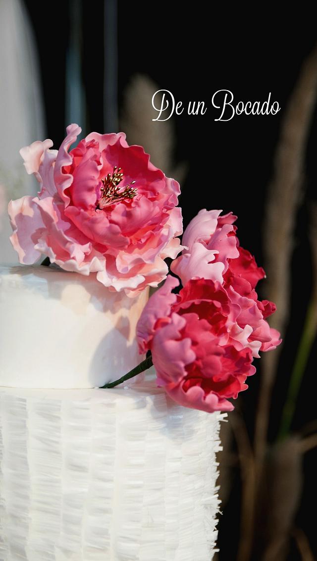 Boho Chic wedding cake