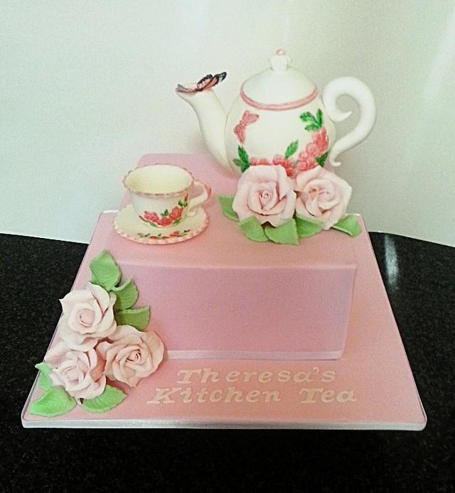 Kitchen tea - Decorated Cake by The Custom Piece of Cake - CakesDecor