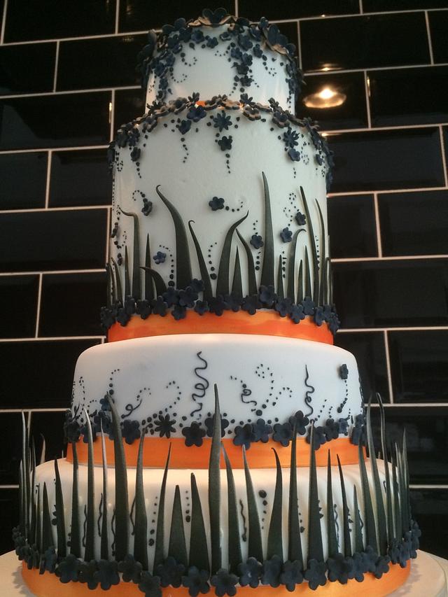 Grass wedding cake Cake by Paul of Happy Occasions CakesDecor