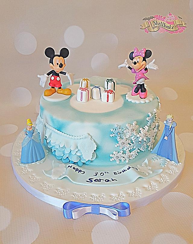 Disney airbrush cake