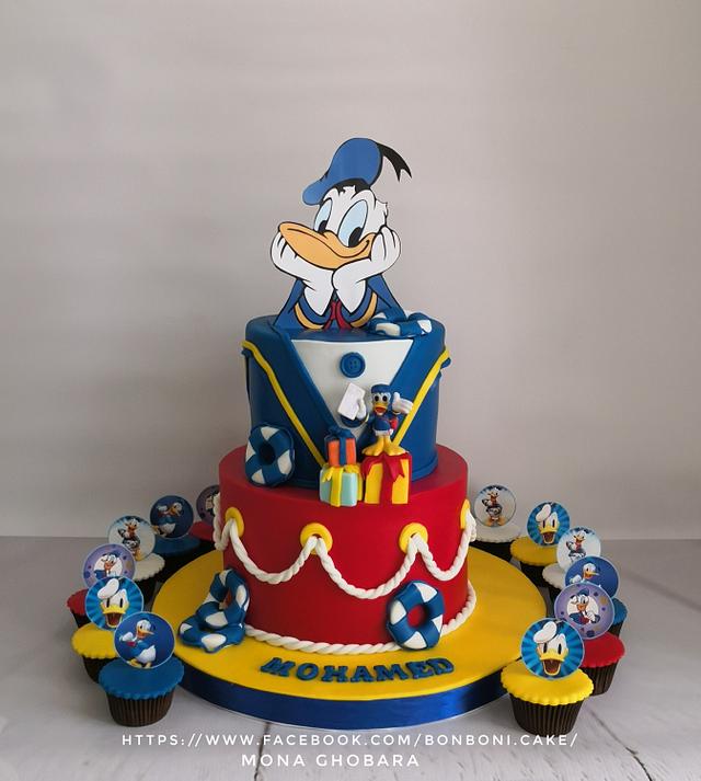 2pcs Disney Donald Duck Daisy Cake Decoration Decoration Happy Birthday Cake  Topper for Chirdren baby Party Baking Supplies Gift - AliExpress