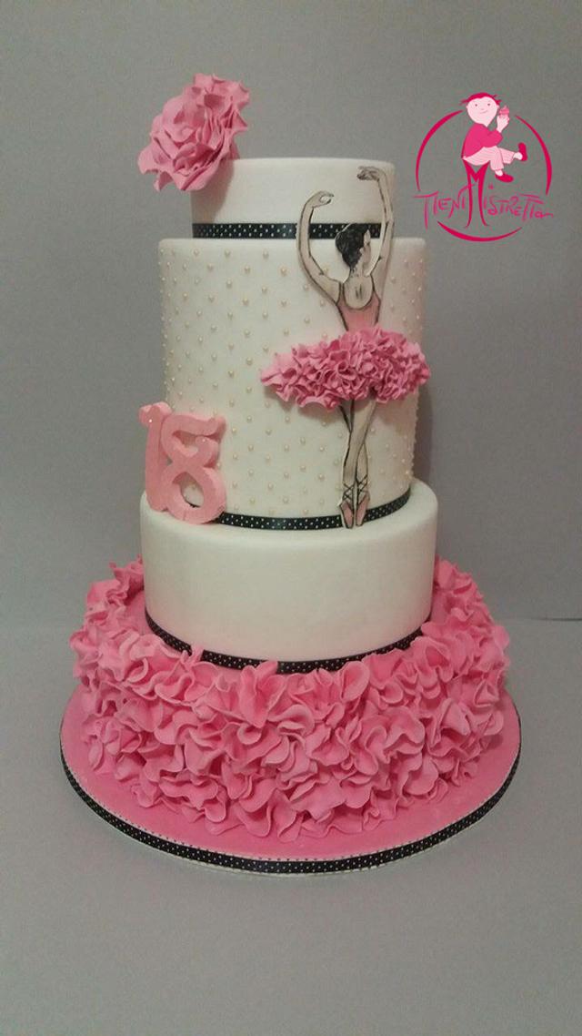 Ballerina cake topper 