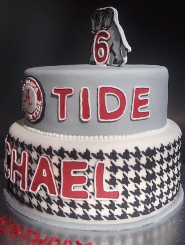 Alabama Crimson Tide Birthday Cake Cake By Mimis Sweet Cakesdecor