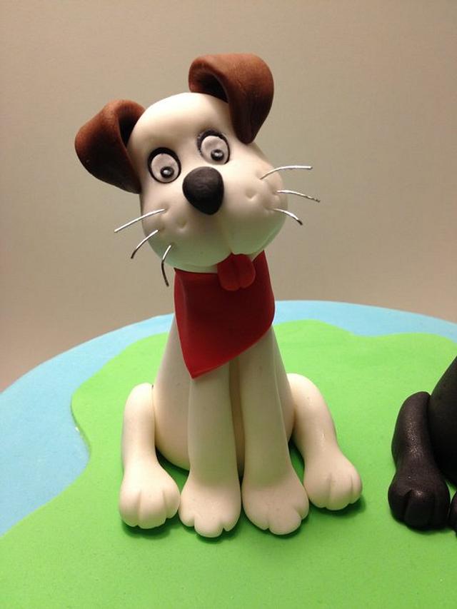 Like cats and dogs!! - Cake by danida - CakesDecor