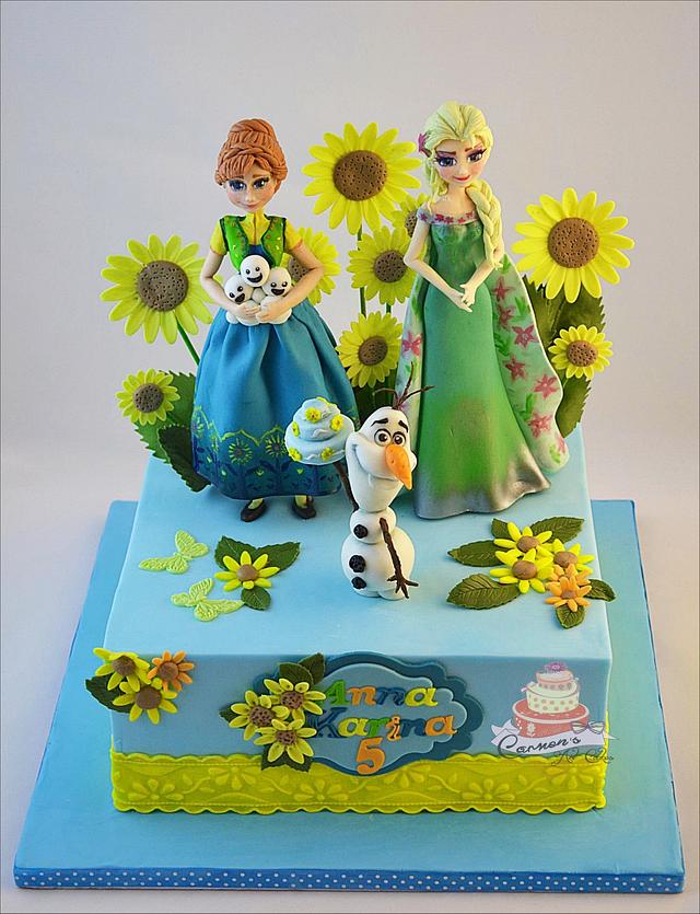 Frozen Fever - Decorated Cake by Carmen Iordache - CakesDecor