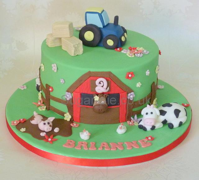 Farmyard cake - Decorated Cake by Sugar-pie - CakesDecor