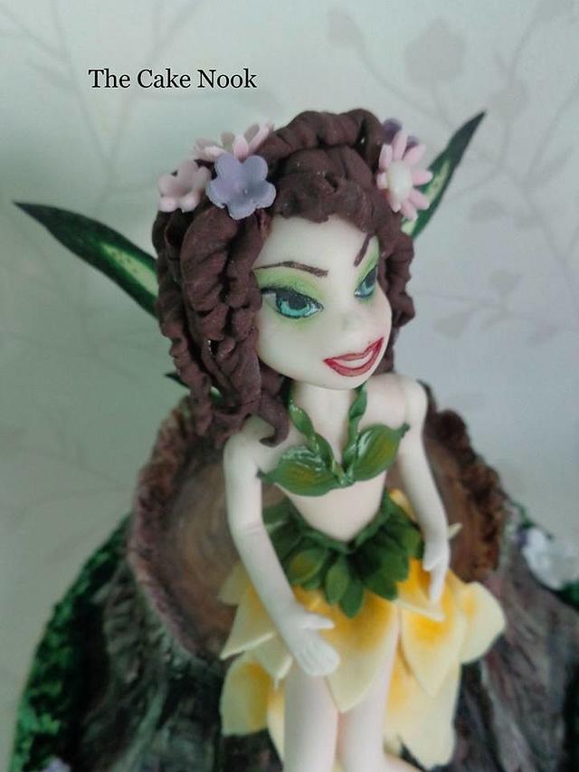 Spring fairy tail collaboration - Cake by Zoe White - CakesDecor