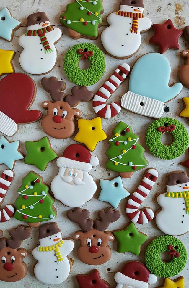 Christmas cookie set - Decorated Cookie by Agnieszka - CakesDecor