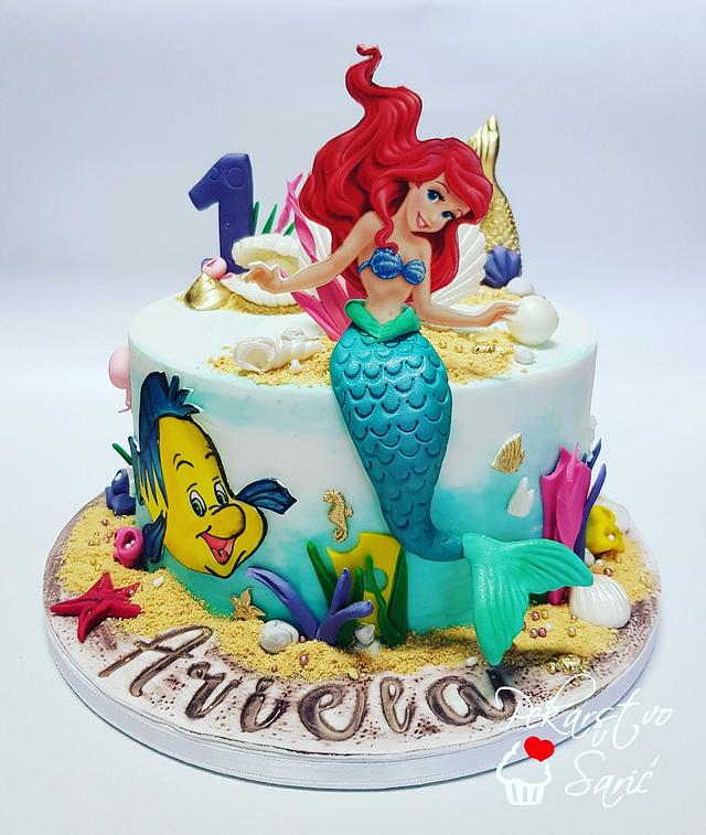 Little mermaid - Decorated Cake by Ana - CakesDecor