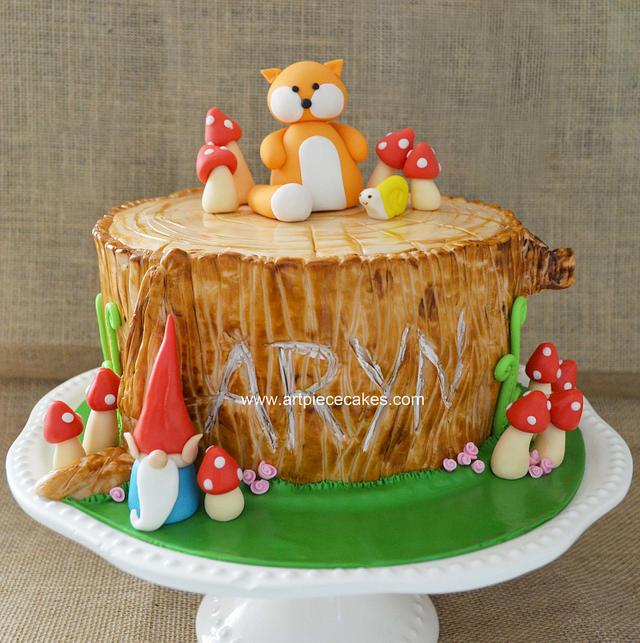 Woodland Cake - Decorated Cake by Art Piece Cakes - CakesDecor