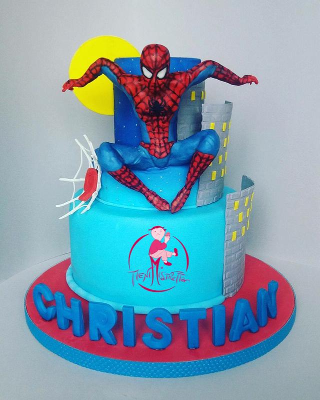 Cake Spiderman - Decorated Cake by Daniela Mistretta - CakesDecor