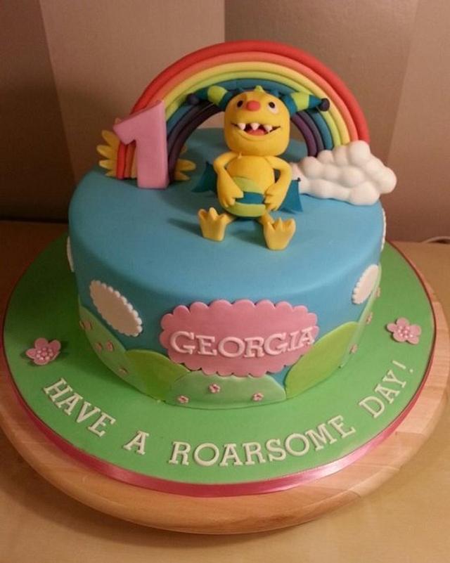 Henry hugglemonster - Decorated Cake by lisa-marie green - CakesDecor