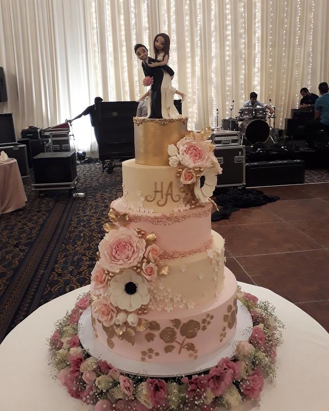 Wedding Cake Cake By Couture Cakes By Olga Cakesdecor 3576