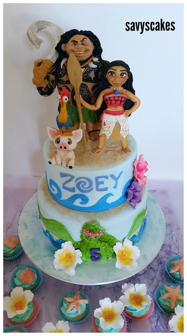 Moana cake - Decorated Cake by Savyscakes - CakesDecor