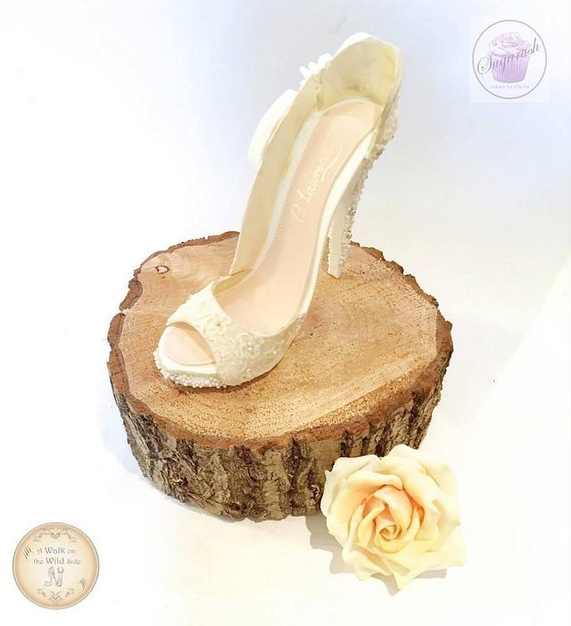 Bridal Shoe - A Walk on the Wild Side Collaboration 