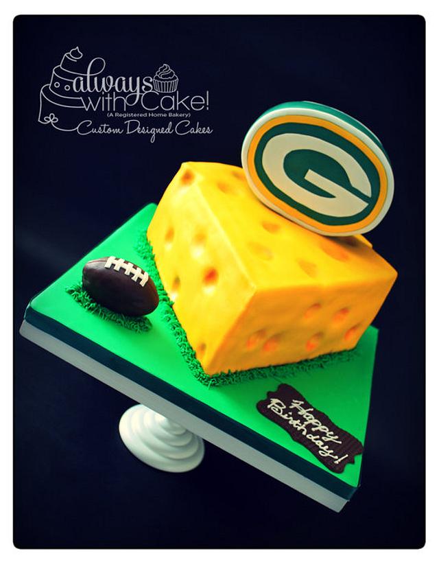 Green Bay packers cake #greenbaypackers #cheesehead