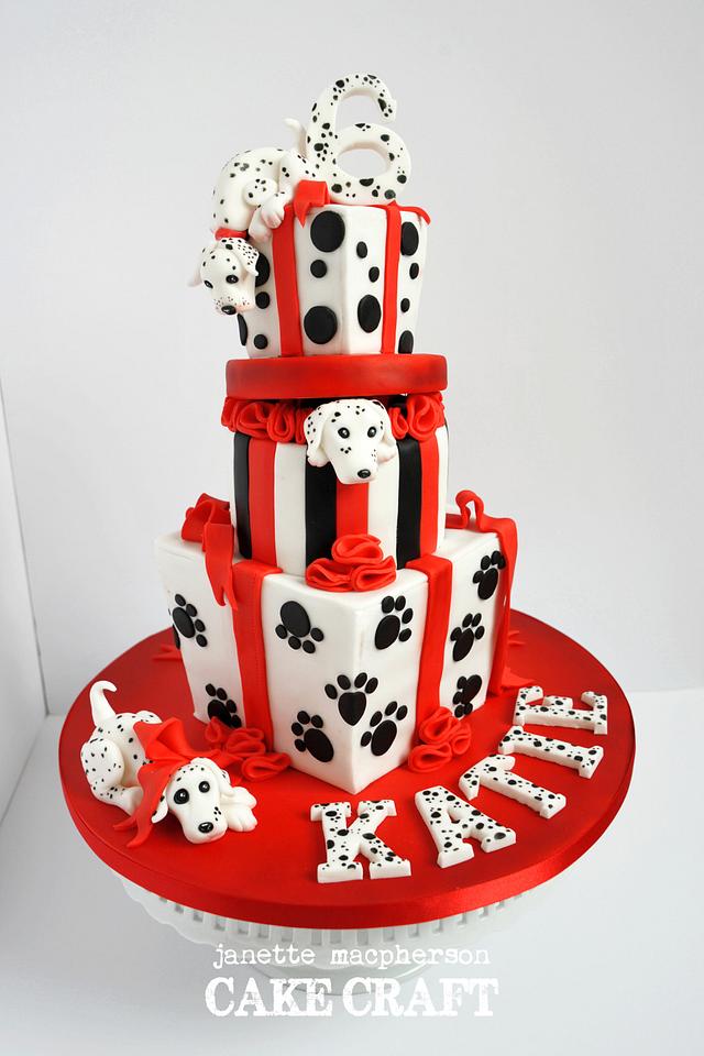 Dalmatian Birthday cake
