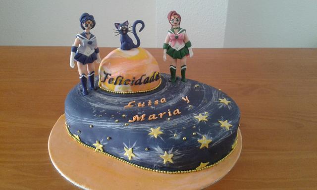 SAILOR MOON CAKE - cake by Camelia - CakesDecor