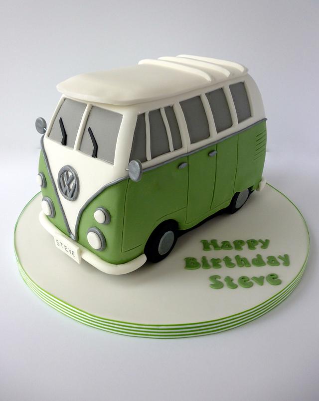 VW Camper van - Decorated Cake by Cakes by Verity - CakesDecor