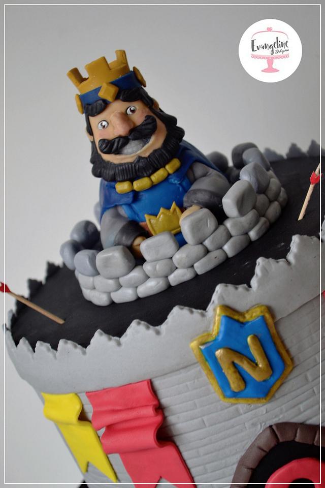 Clash Royal Cake Castle Cake By Evangeline Cakes Cakesdecor