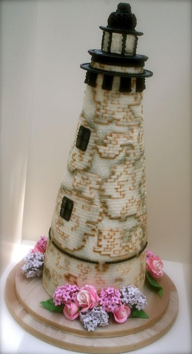 Lighthouse Wedding - Cake by Stacy Lint - CakesDecor