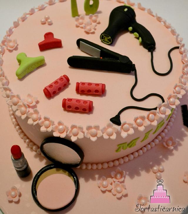 Hairdresser Cake Cake By Natasa Cakesdecor