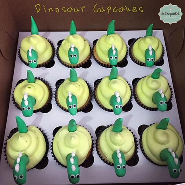 Cupcakes Dinosaurios Medellín - Decorated Cake by - CakesDecor