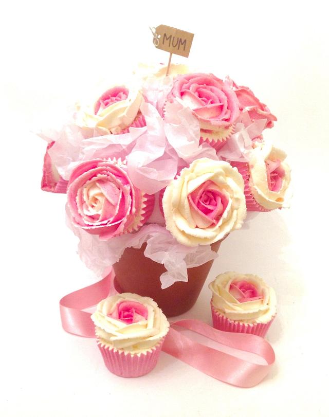 Mothers Day Cupcake Bouquet - Decorated Cake by Claire - CakesDecor