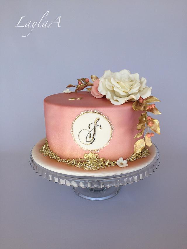 Elegant birthday cake - Cake by Layla A - CakesDecor