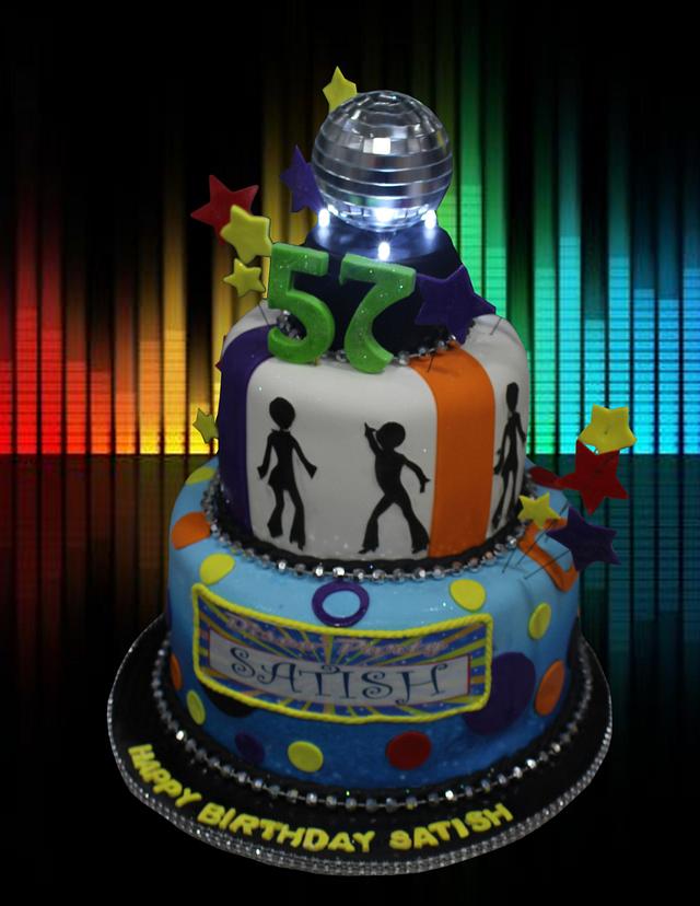 Disco Dance Decorated Cake By Mstreatz Cakesdecor 7699