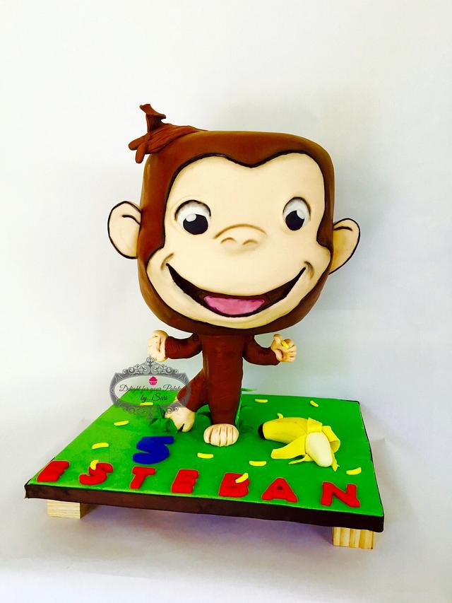 Curious George bobblehead Cake , cake by Delight for your