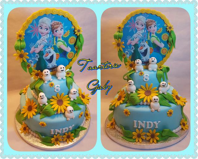 Frozen Fever Cake By Gaabykuh Cakesdecor