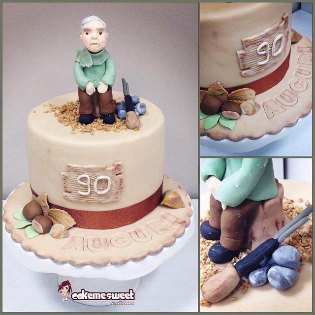 Download Happy Birthday Grandpa Cake By Naike Lanza Cakesdecor