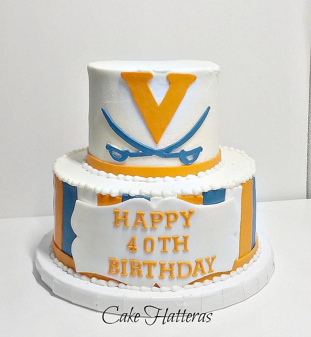 UVA 40th Decorated Cake by Donna Tokazowski Cake CakesDecor