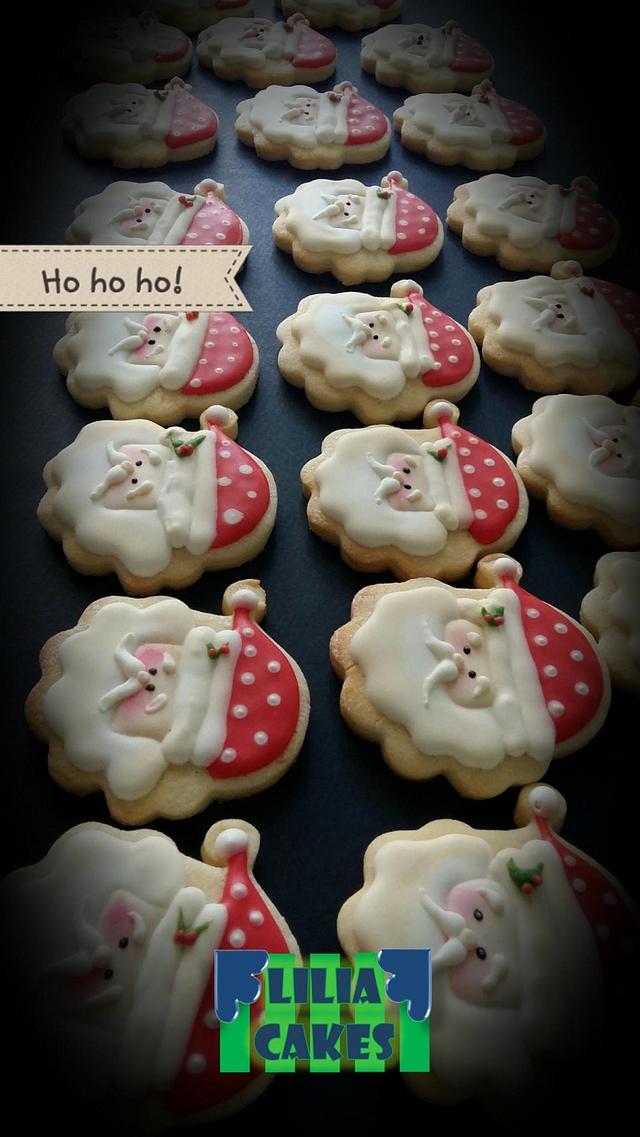 Santa Claus Cookies - Decorated Cookie by LiliaCakes - CakesDecor