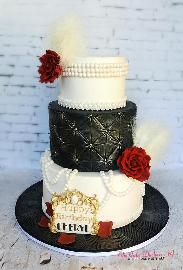 A touch of Glamour - Decorated Cake by Sumaiya Omar - The - CakesDecor