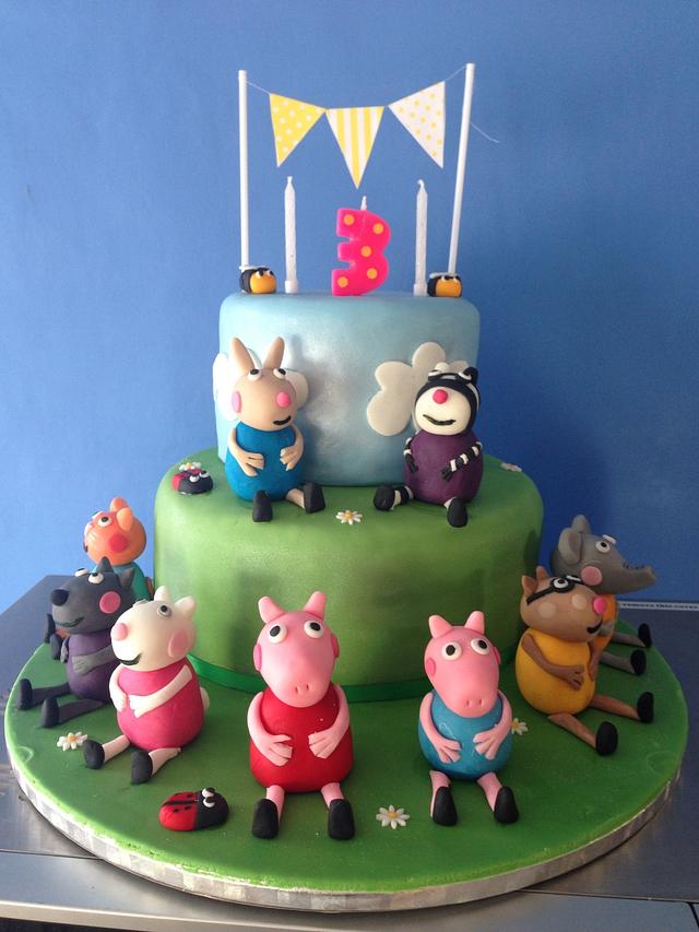 Peppa Pig and Friends Cake - Cake by EM - CakesDecor