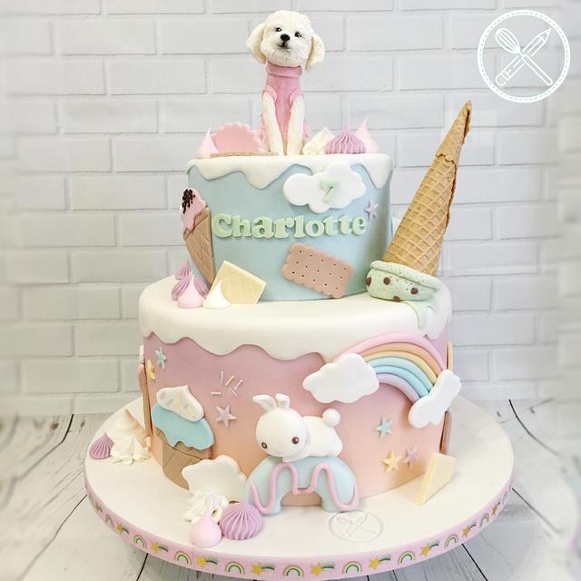 The Flour Girl - Kawaii SANRIO cake 🌸 Such a classic design which i grew  up to like, i recall collecting and trading Sanrio stickers and  stationaries of all sorts when i