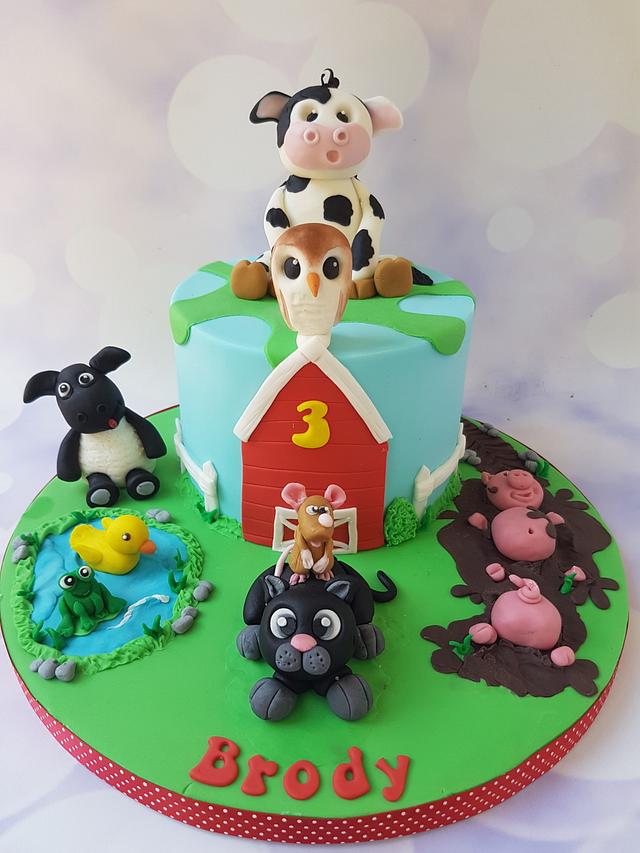 Farmyard cake - cake by Jenny Dowd - CakesDecor